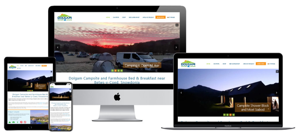 website designed in north wales for dolgam