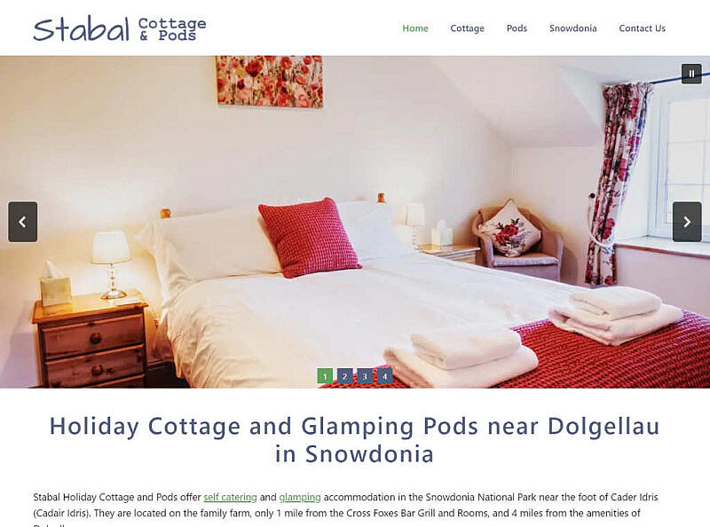 stabal cottage and pods, dolgellau